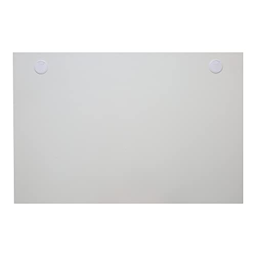STIER desk top 140x80cm white melamine coated tabletop 25mm thick with