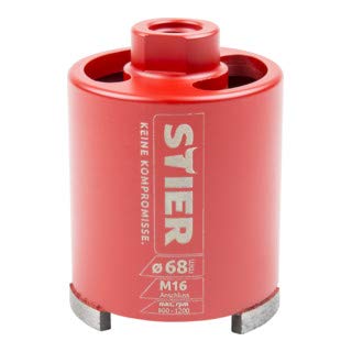 STIER Dosensenker Universal M16 68 mm bis 82 mm Dosenbohrer Bohrkrone