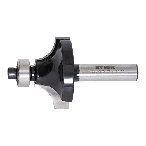 STIER rounding cutter with ball bearing 8 mm shank R6 round cutter cutter various sizes