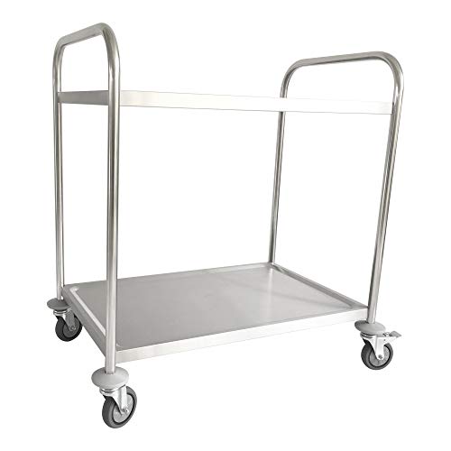 STIER Edelstahl Servierwagen