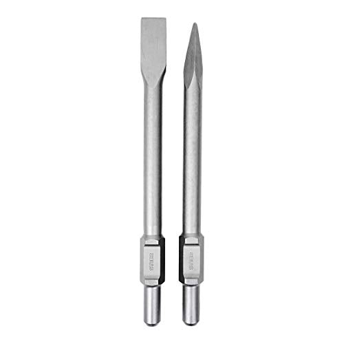 STIER SDS-HEX Flachmeißel Spitzmeißel Set 410 mm für Abbruchhammer vielseitig
