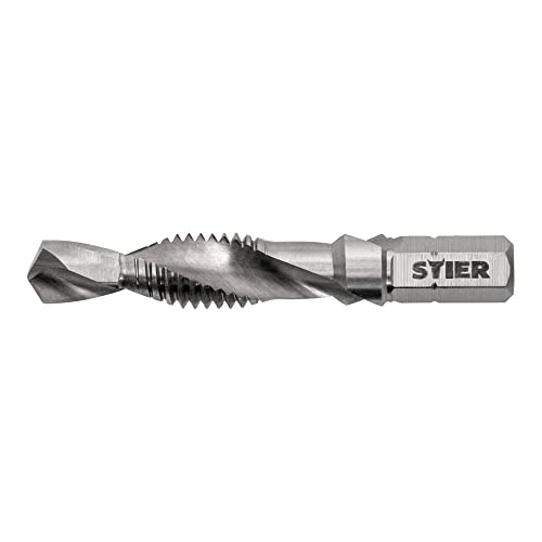 STIER Kombigewindebohrer Bit M3 bis M10 DIN 3126 HSS-G 1/4"-Sechskant