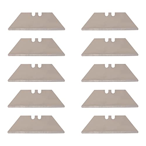 STIER trapezoidal blade for folding knives 10 pieces sharpened 19 x 61 mm interchangeable blades