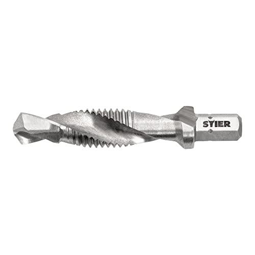 STIER Kombigewindebohrer Bit M3 bis M10 DIN 3126 HSS-G 1/4"-Sechskant