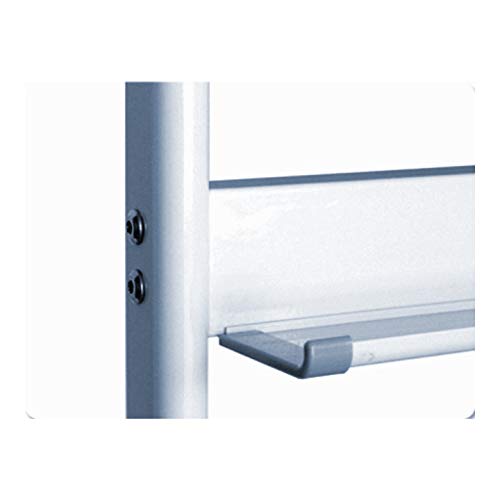 STIER Mobiles Whiteboard 1200x900mm magnetisch mit Fahrgestell