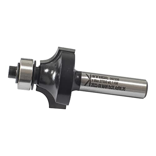 STIER rounding cutter D25.4 x R6.35 x S8 mm HM (HW)
