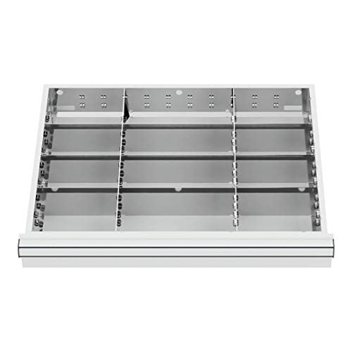 STIER Schubladeneinteilung Metalleinteilung BLH 100/125 mm Innenmaß 600x450 mm