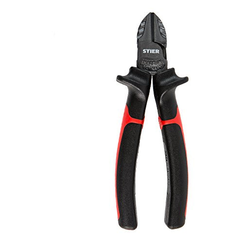STIER side cutters 160 mm wire cutter 2-component handle multifunctional