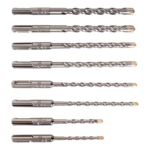 STIER Hammerbohrer-Set Premium SDS-plus 8-tlg.