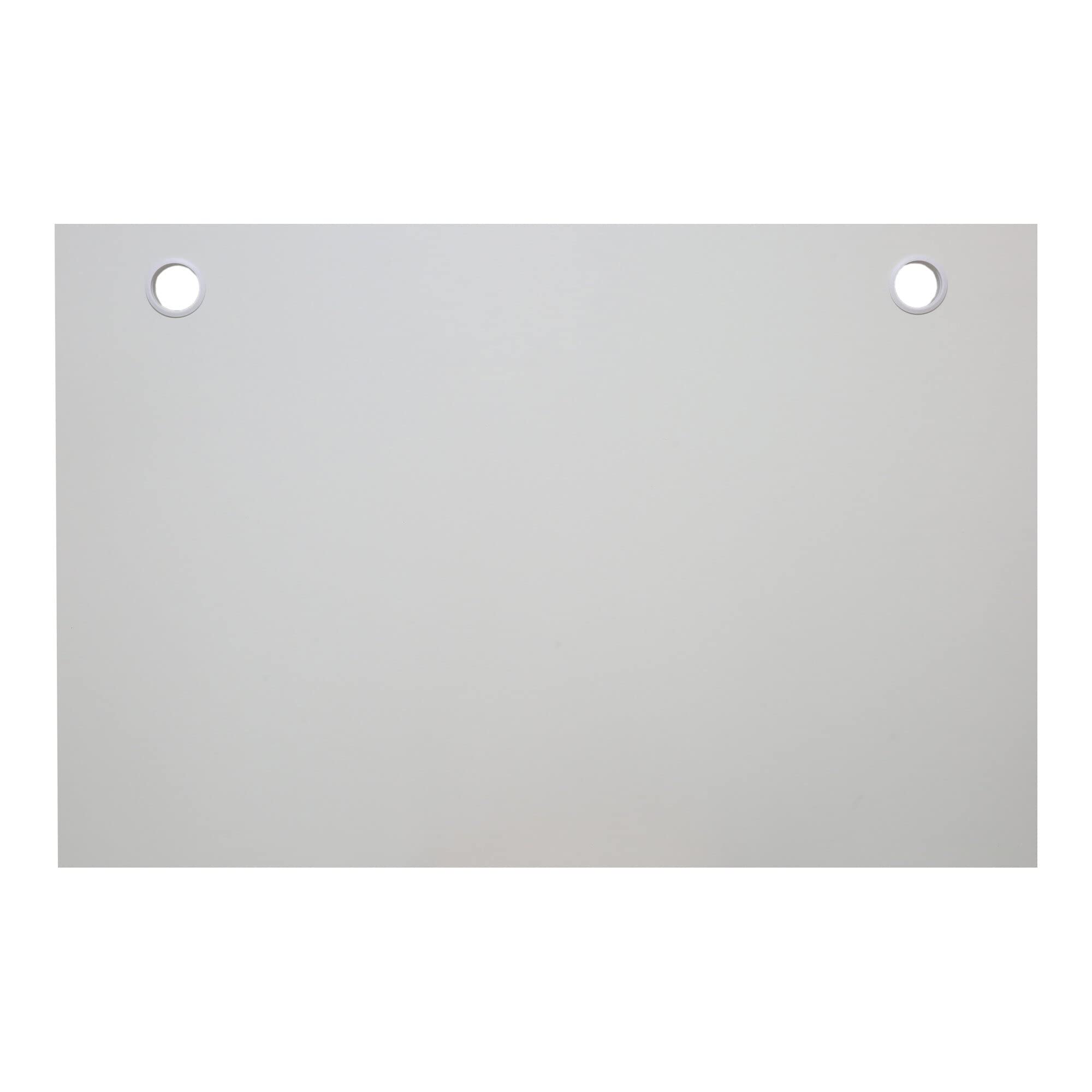 STIER desk top 180x80cm white melamine coated tabletop 25mm thick with