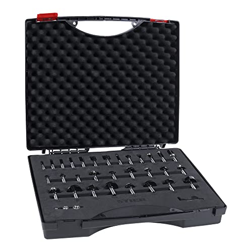 STIER milling cutter assortment 30-piece 8 mm in a plastic case
