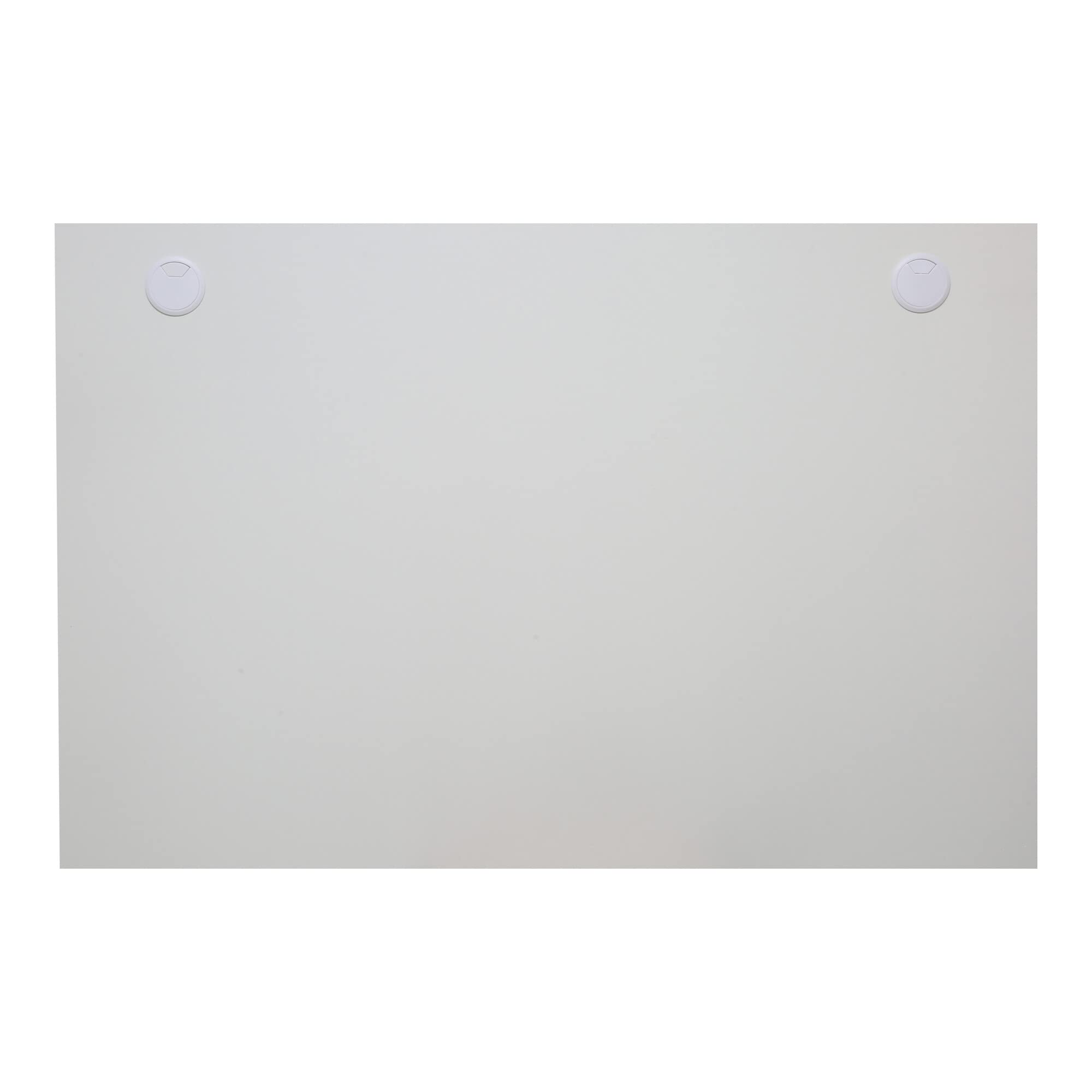 STIER desk top 120x80cm white melamine coated tabletop 25mm thick with