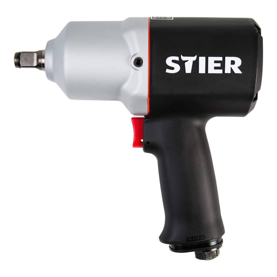 STIER Druckluft Schlagschrauber 15-PC leicht vierkant max. 1.054 Nm 1/2 Zoll
