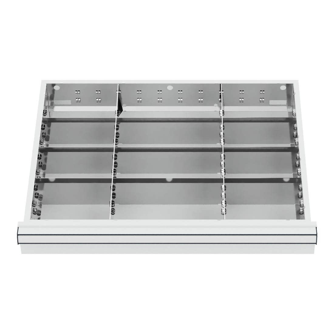 STIER Schubladeneinteilung Metalleinteilung BLH 100/125 mm Innenmaß 600x450 mm