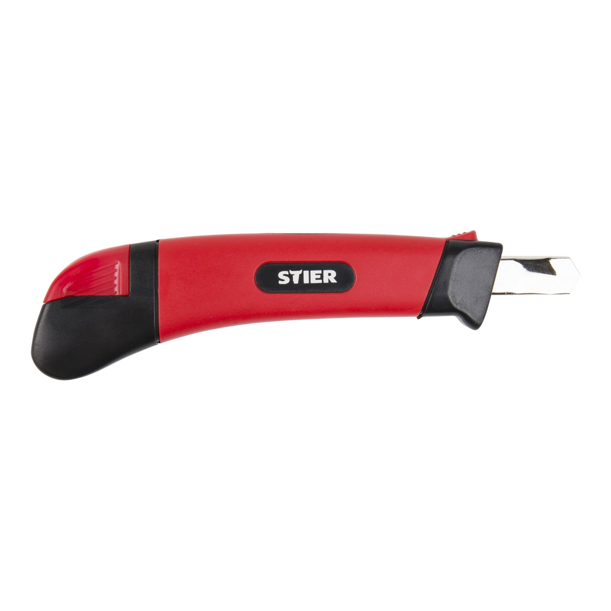 STIER Cutter Messer 9mm breit mit Bleistiftanspitzer zum Schneiden von Karton