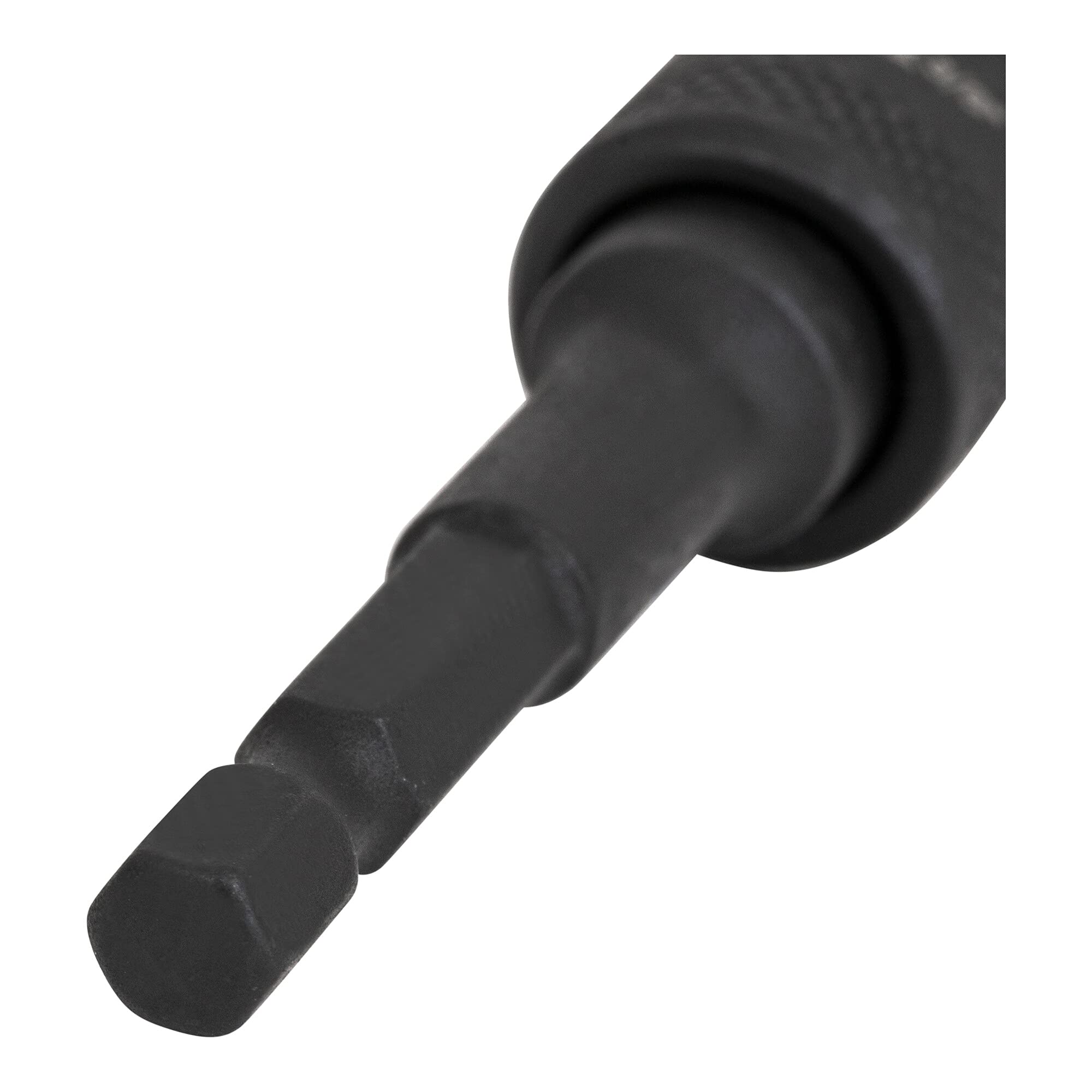 STIER Bit Adapter, 1/4 Zoll Antrieb, Vierkant hohl, Aufnahme von Steckschlüssel-Einsätzen, Stecknüsse, Schnellverschluss-System für Bohrmaschinen und Schrauber geeignet, Stecknuss Adapter