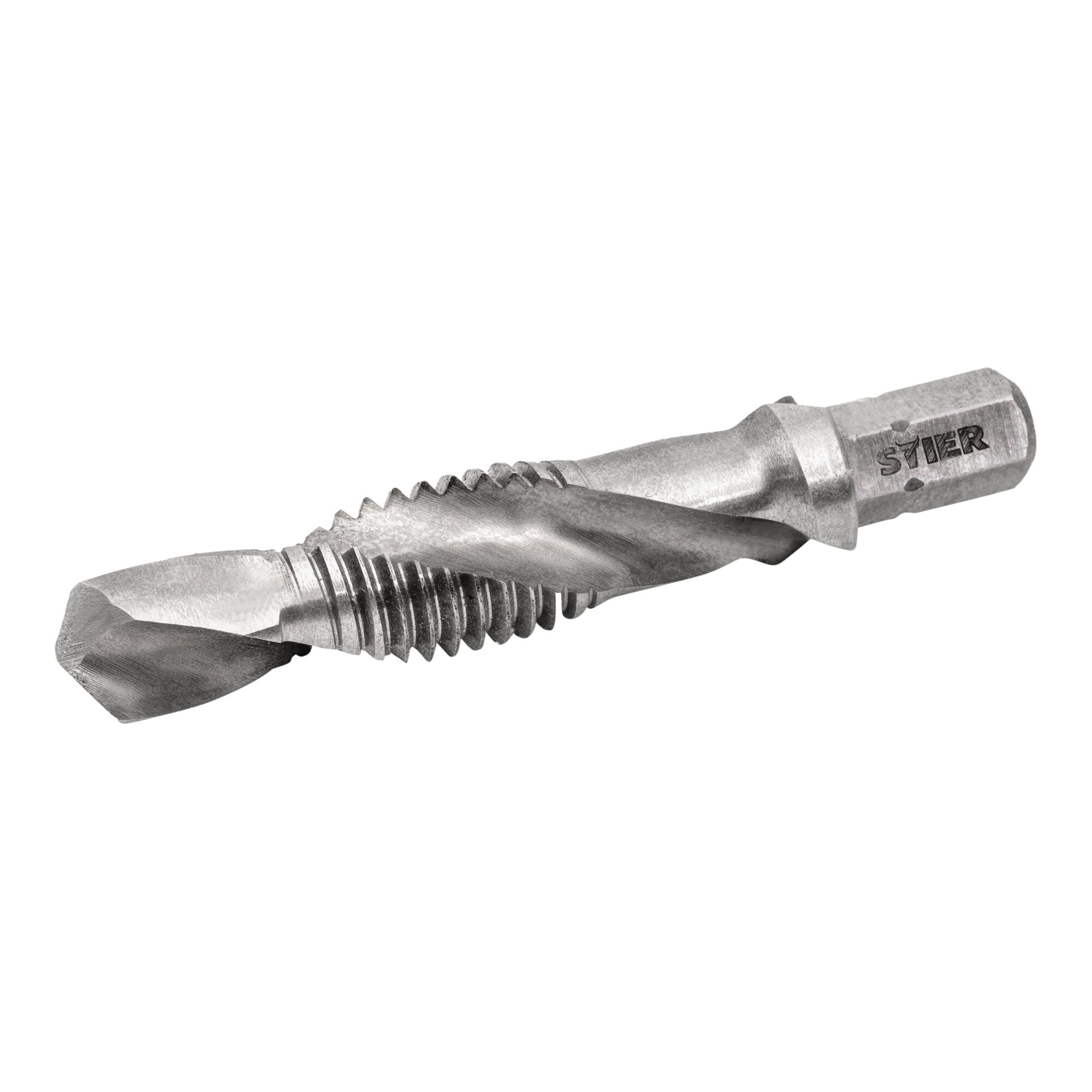 STIER Kombigewindebohrer Bit M3 bis M10 DIN 3126 HSS-G 1/4"-Sechskant