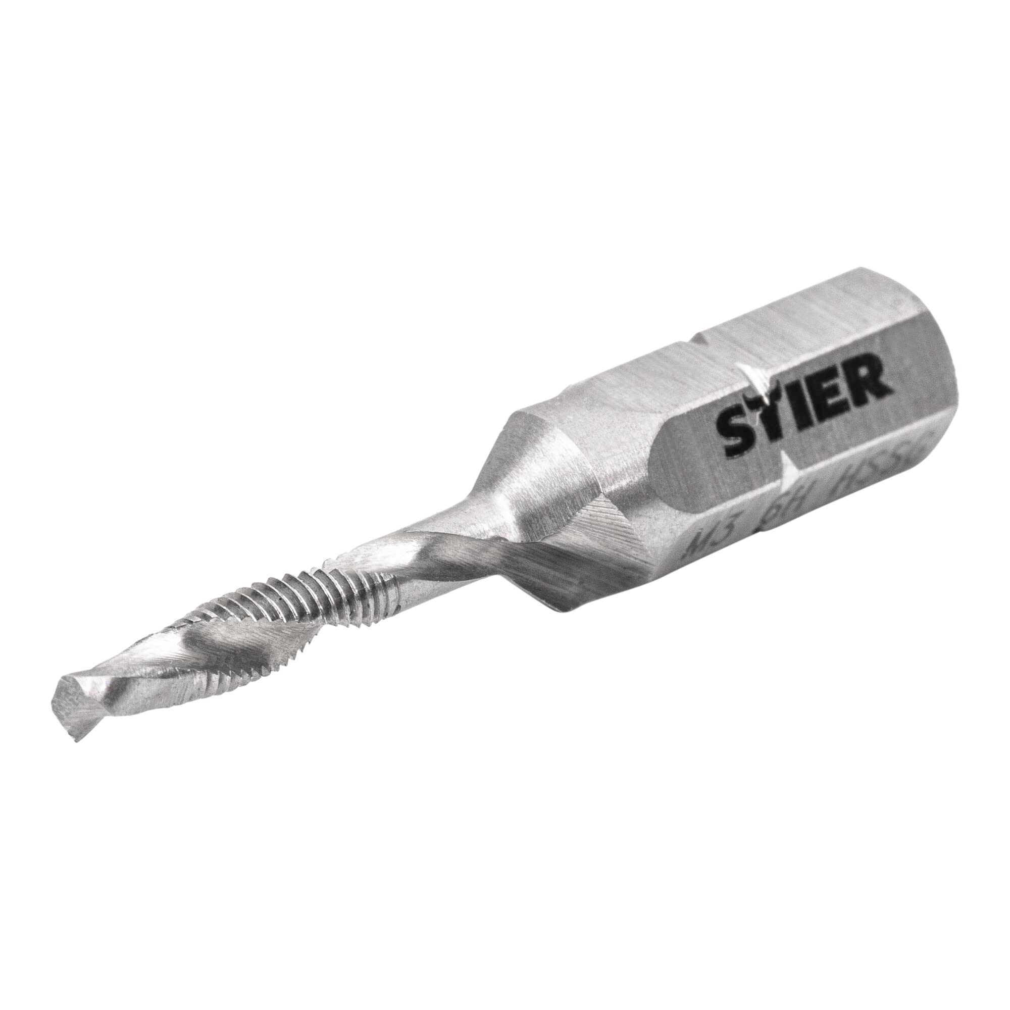 STIER Kombigewindebohrer Bit M3 bis M10 DIN 3126 HSS-G 1/4"-Sechskant