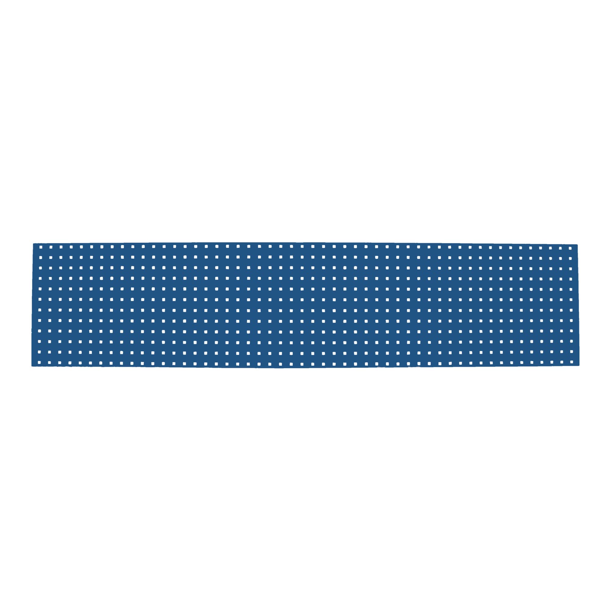 STIER perforated panel for workshop wall 2000x450mm gentian blue