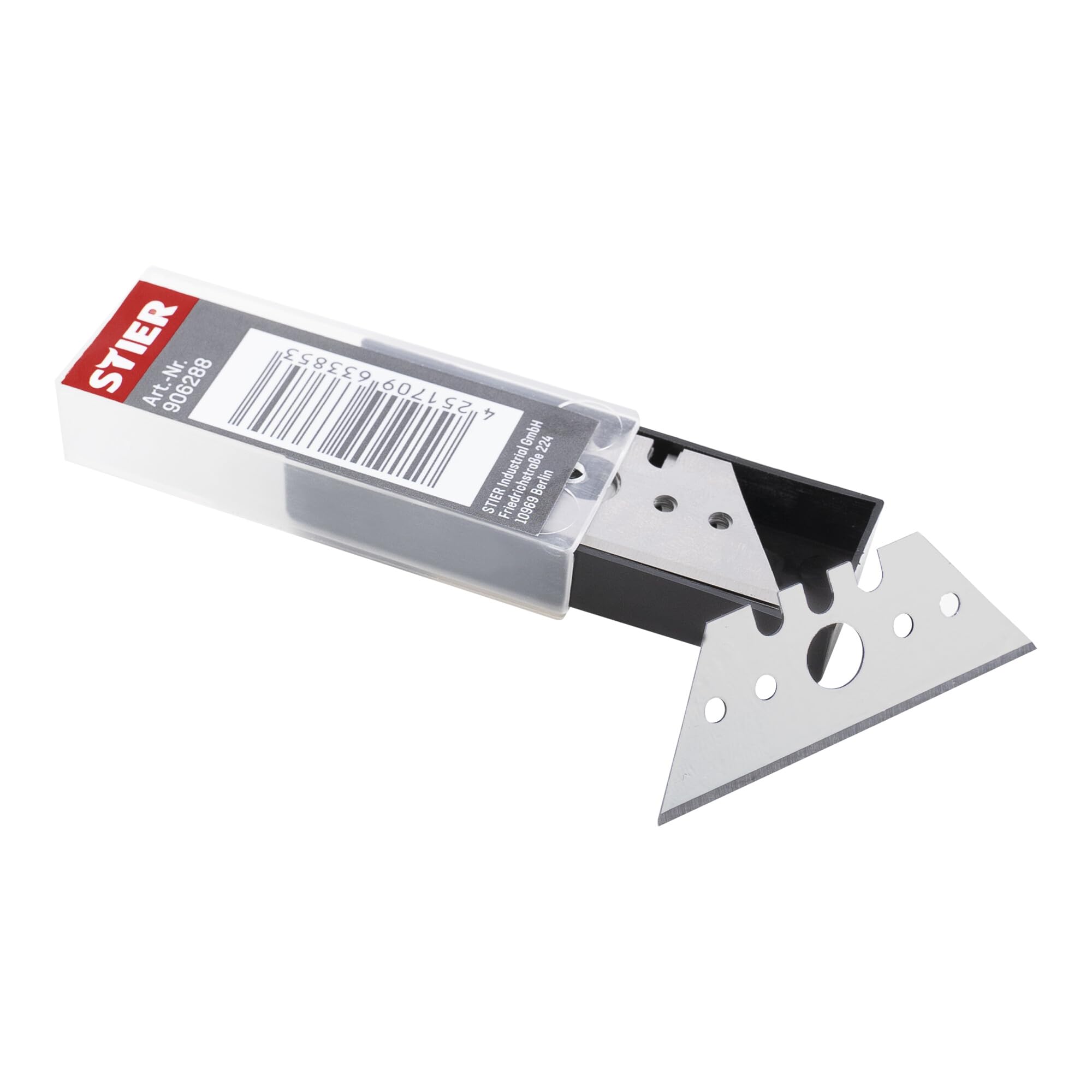 STIER Trapezklinge für Sicherheits-Cuttermesser Basic 10 Stk