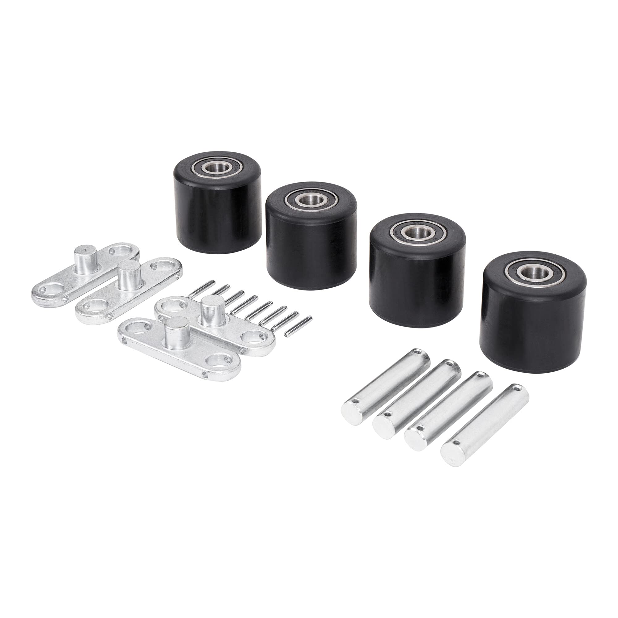 STIER Tandem-Lastrollen-Set aus robustem Nylon inkl. Achsen + Wippen für