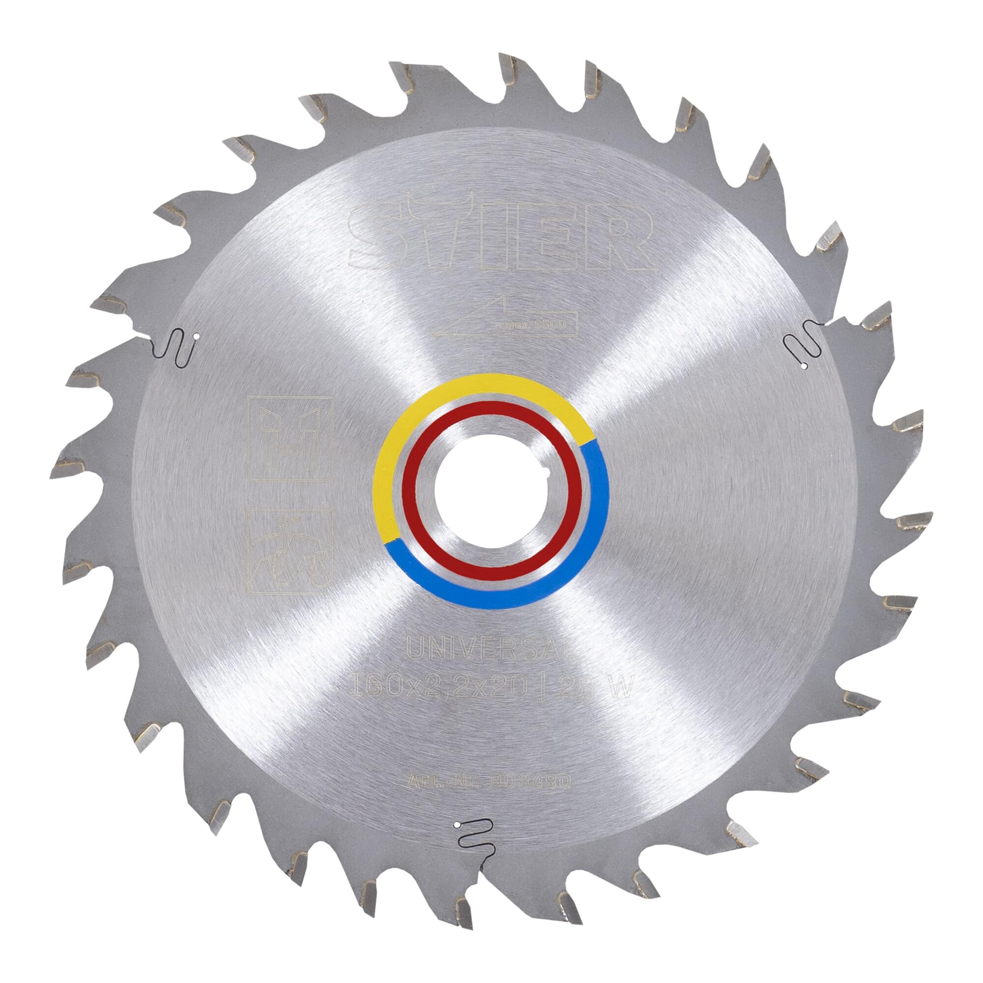 STIER Profi Kreissägeblatt Universal 160mm 28 Zähne Schnittbreite 2,2mm für alle