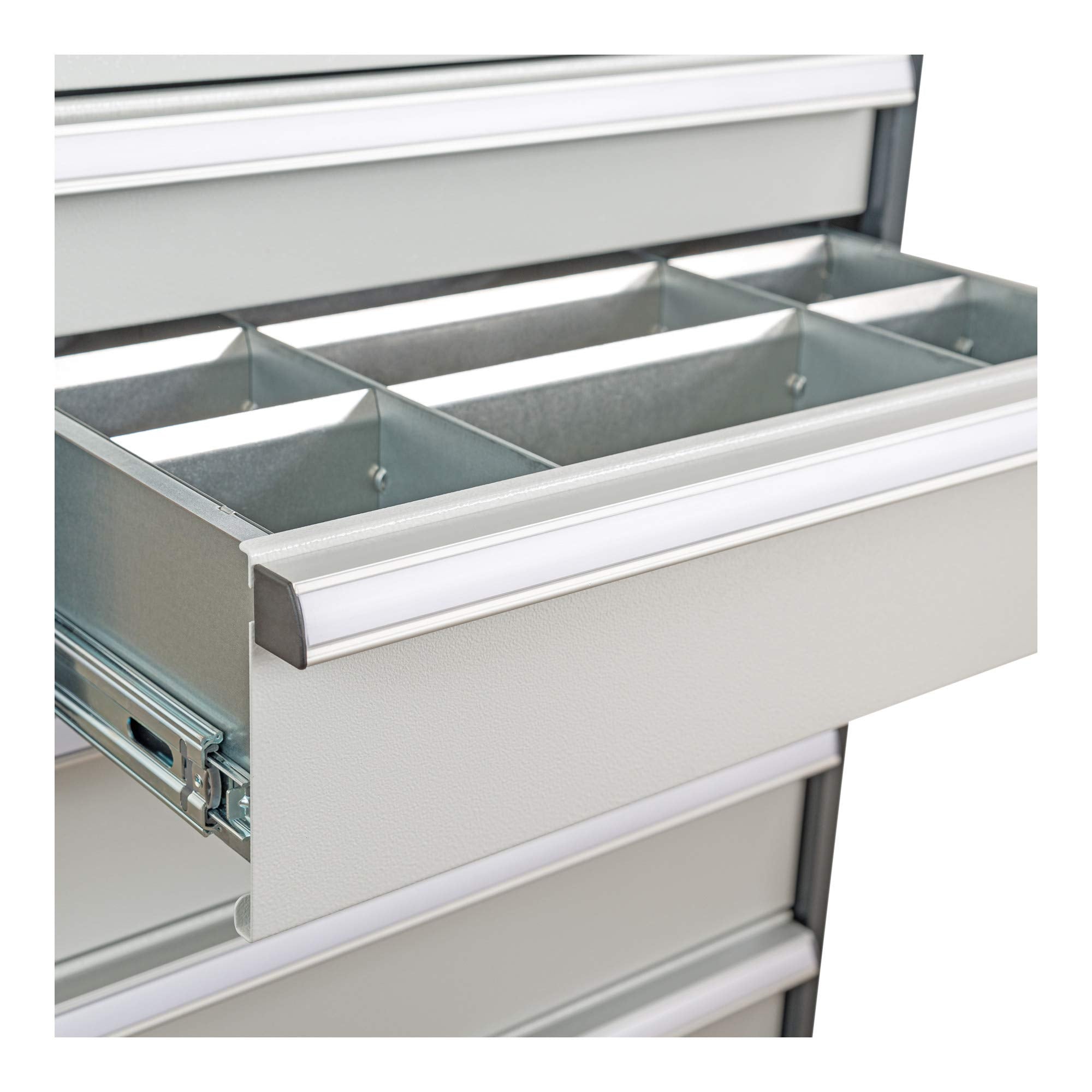 STIER Schubladeneinteilung Metalleinteilung BLH 100/125 mm Innenmaß 600x450 mm