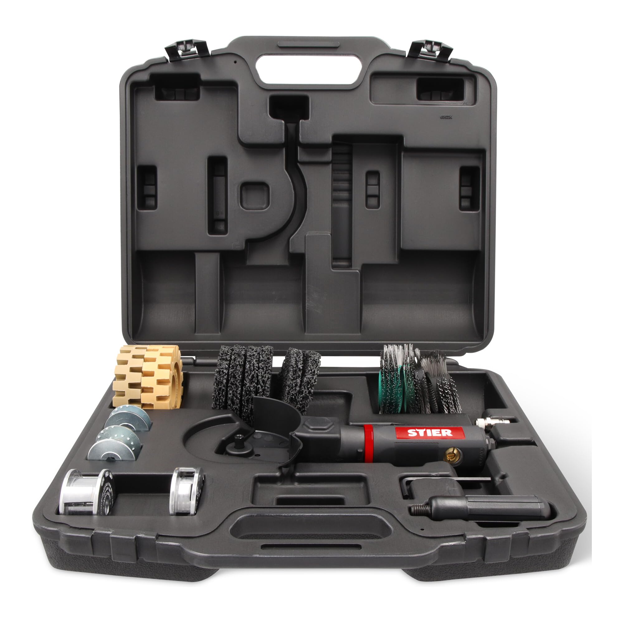 STIER Multi-Schleifer Satz 17-tlg Set Stecknippel 1/4 Zoll