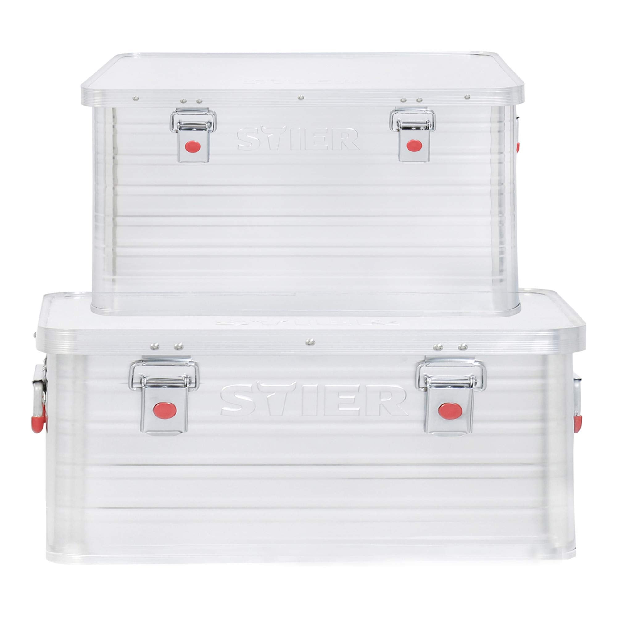 STIER Alubox Aluminiumbox Transportkiste Staub und Spritzwasserschutz div Größen