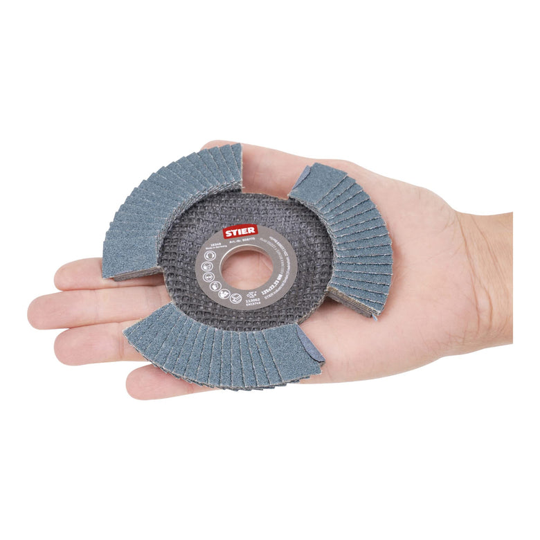 STIER Fächerschleifscheibe View Line 125 x 22,23 K60 für handelsübliche