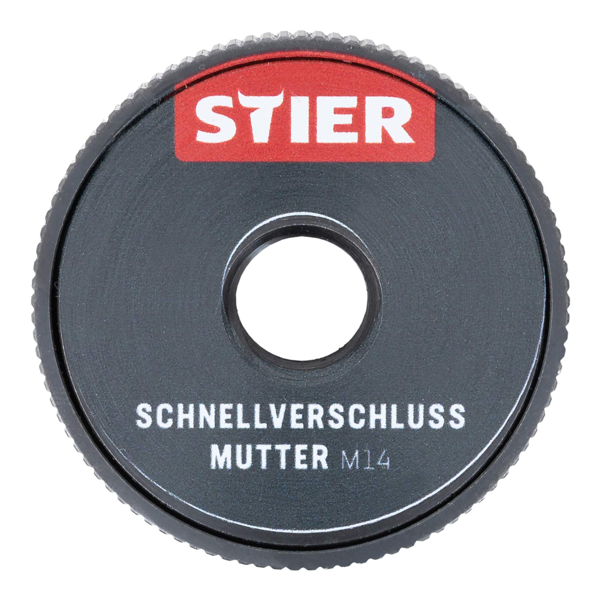 STIER Schnellverschluss Mutter M14 für Winkelschleifer bis 230mm Durchmesser