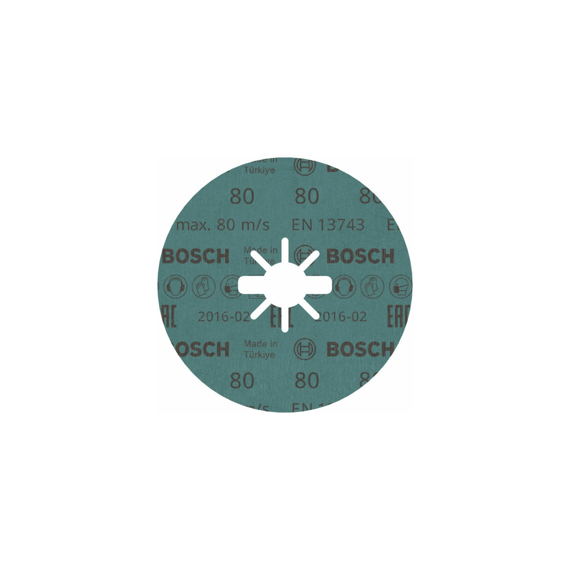 Bosch Fiberschleifscheibe R574 Best for Metal X-LOCK 125 x 22,23 mm K 80 50 Stk