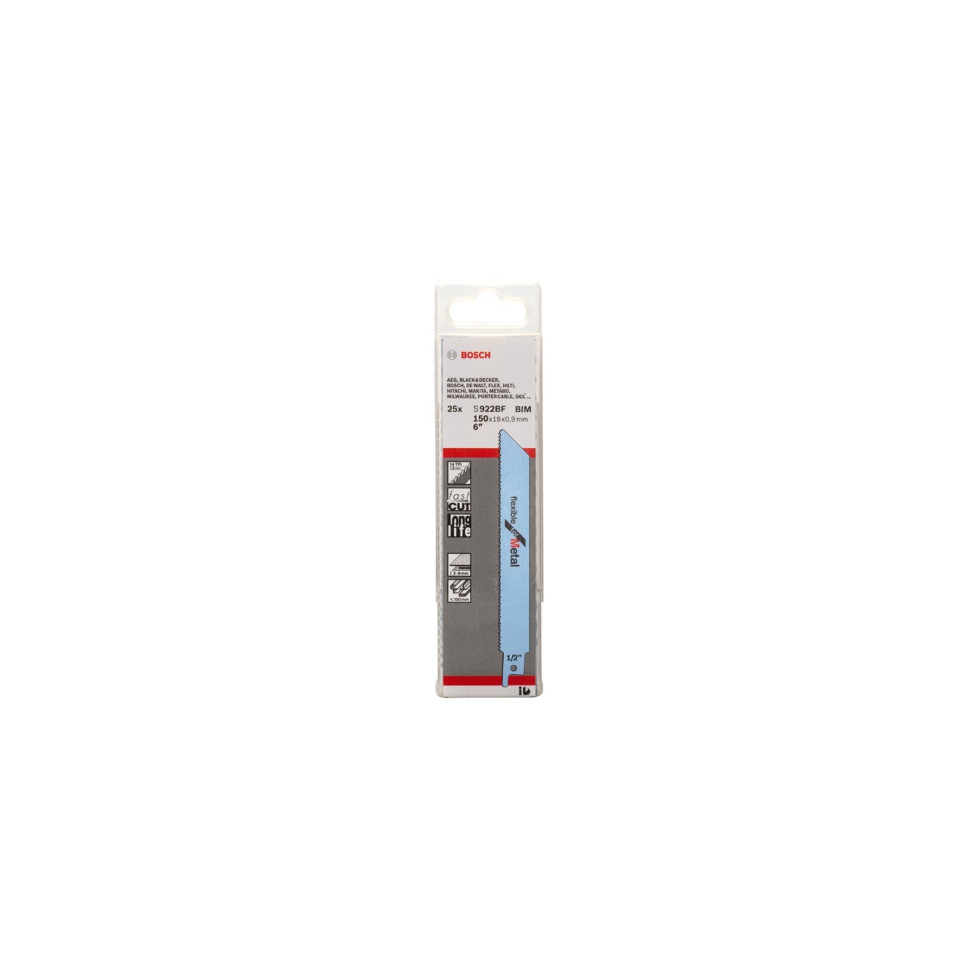 Bosch Säbelsägeblatt S 922 BF, Flexible for Metal 25 Stk