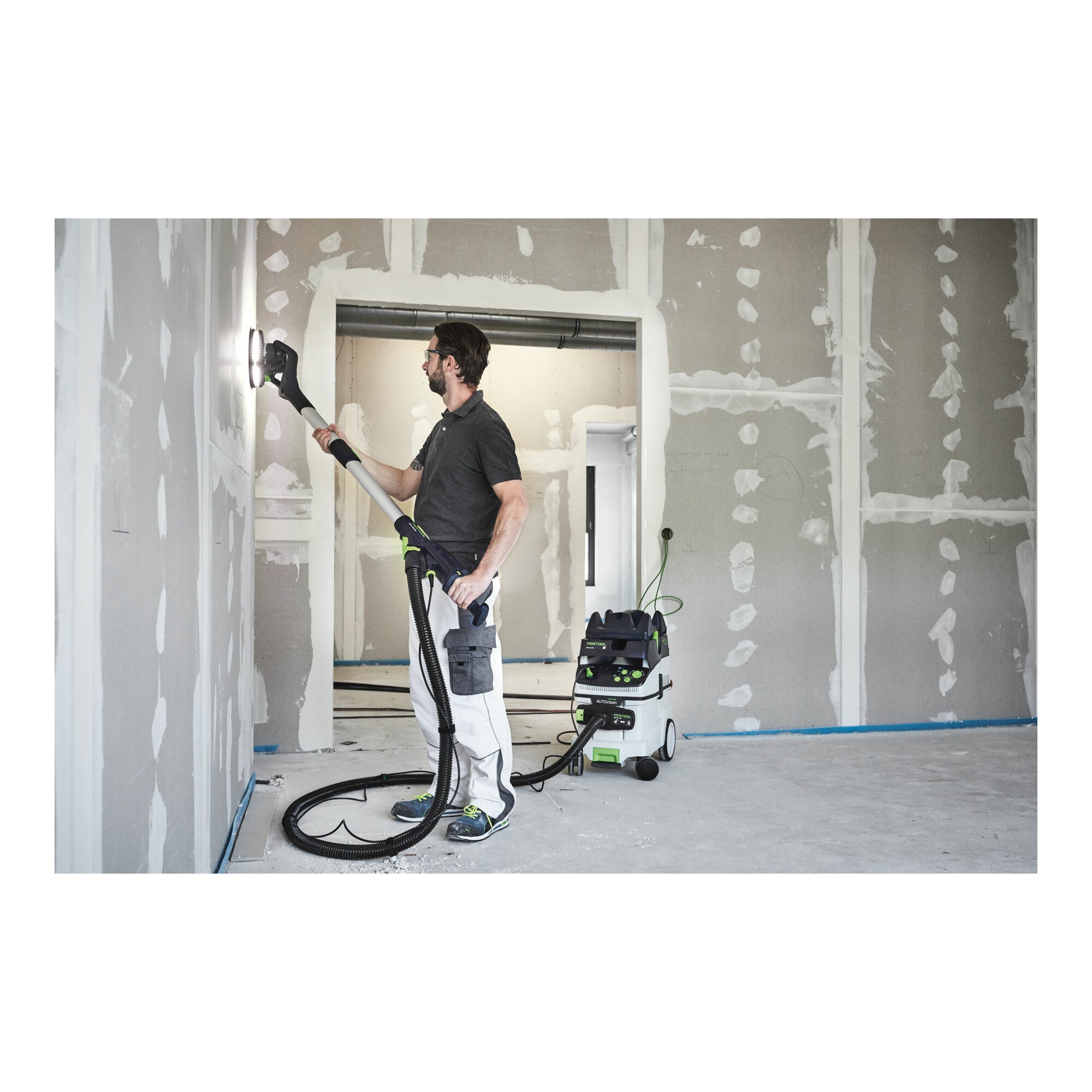 Festool Langhalsschleifer- und Sauger-Set PLANEX LHS 2 225 EQI/CTM 36-Set
