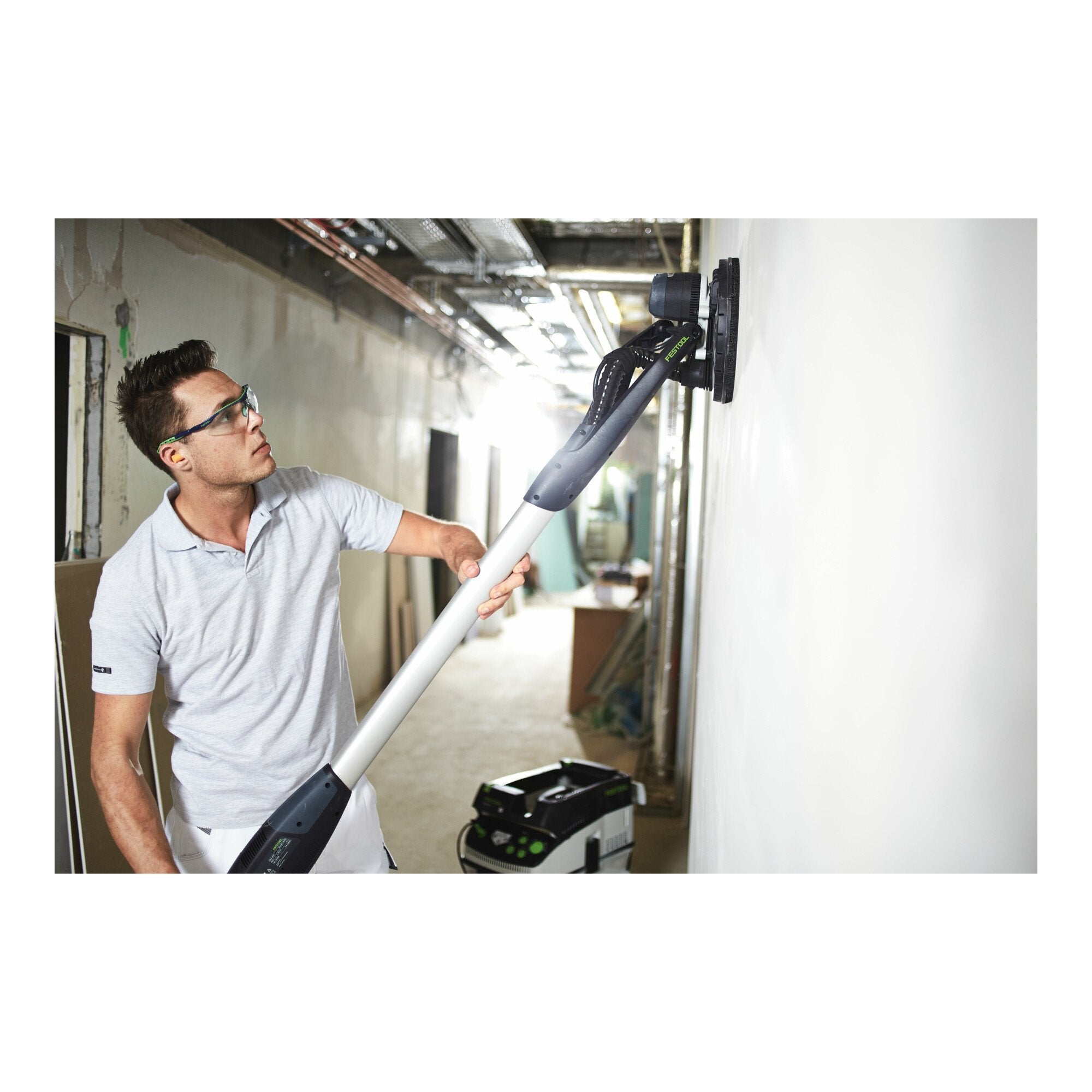 Festool Langhalsschleifer- und Sauger-Set PLANEX LHS-E 225/CTM 36-Set