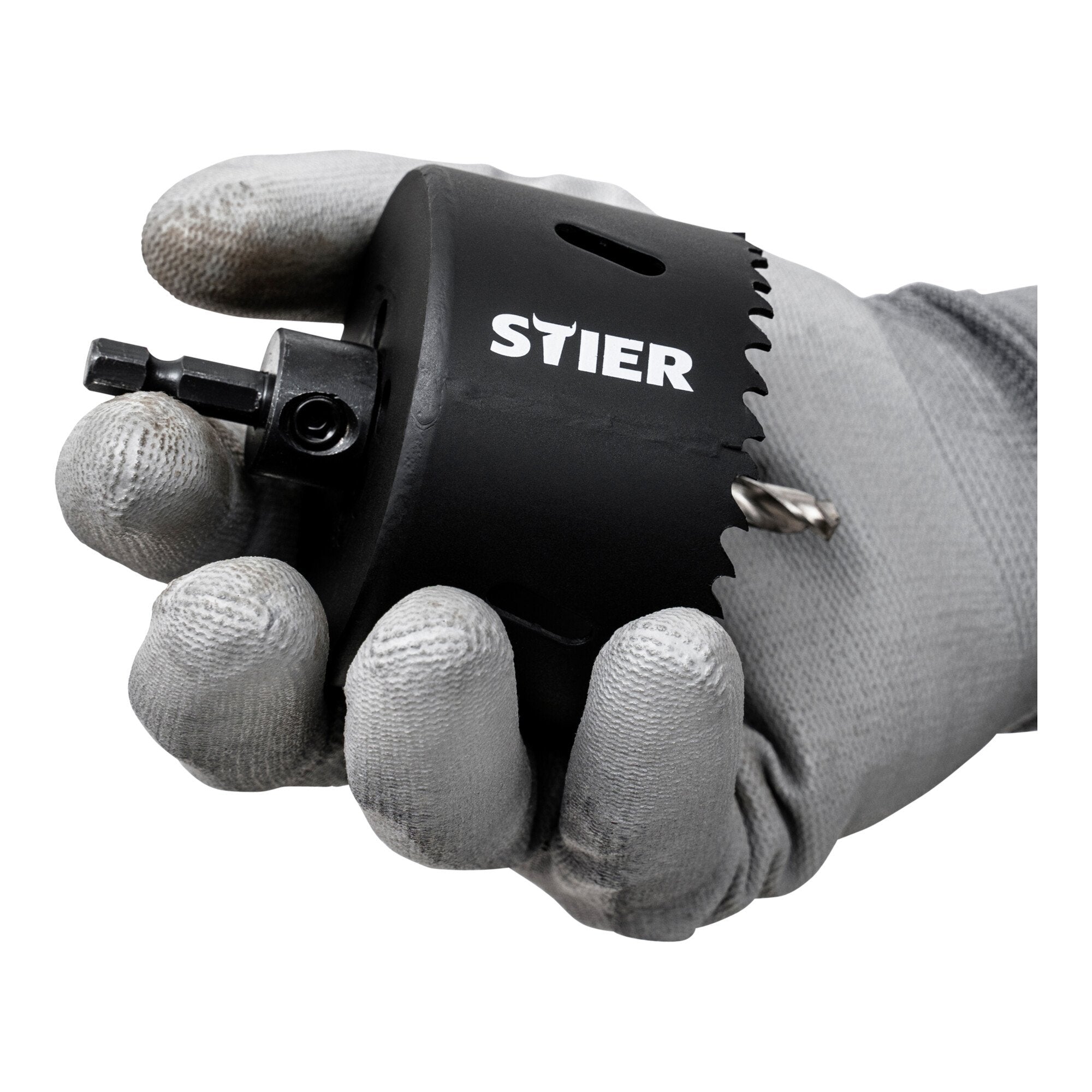 STIER 1/4" HEX Adapter 5/8" 18 UNF für Lochsägen 32-60 mm inkl. Inbusschlüssel