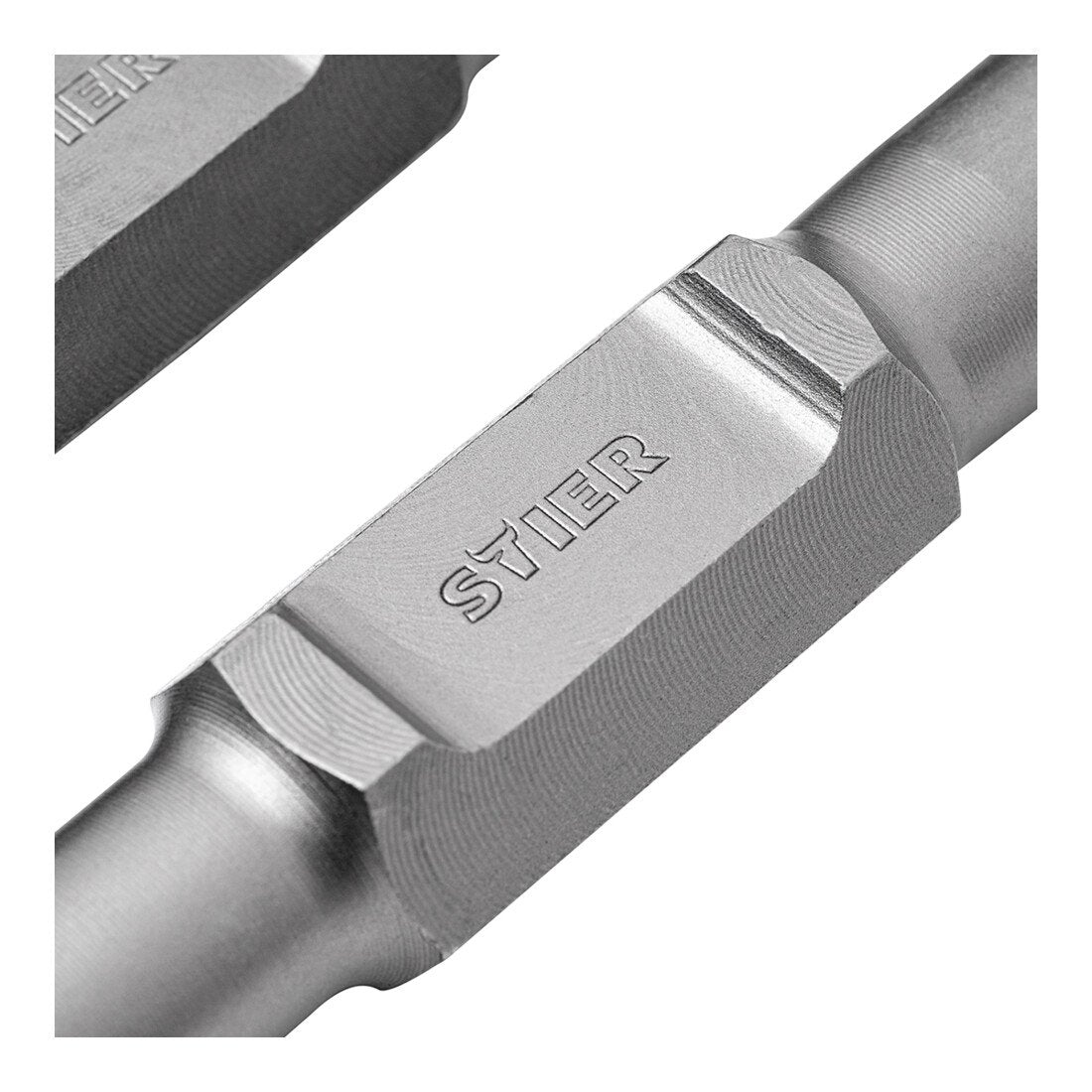 STIER SDS-HEX Flachmeißel Spitzmeißel Set 410 mm für Abbruchhammer vielseitig