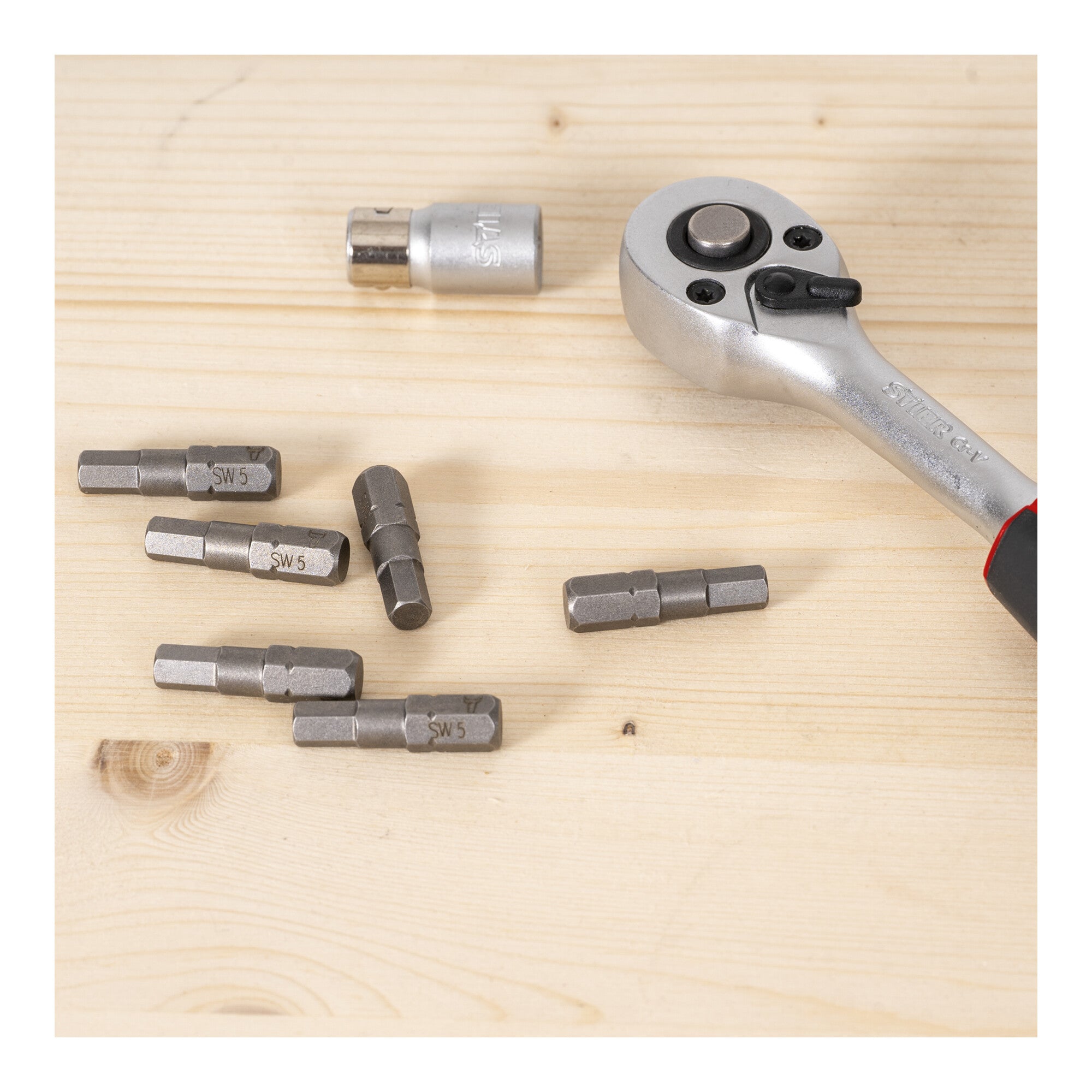 STIER 6KT-Bit Form C 6,3 Länge 25 mm 10er Pack 10 Stk diverse Größen Bit Satz
