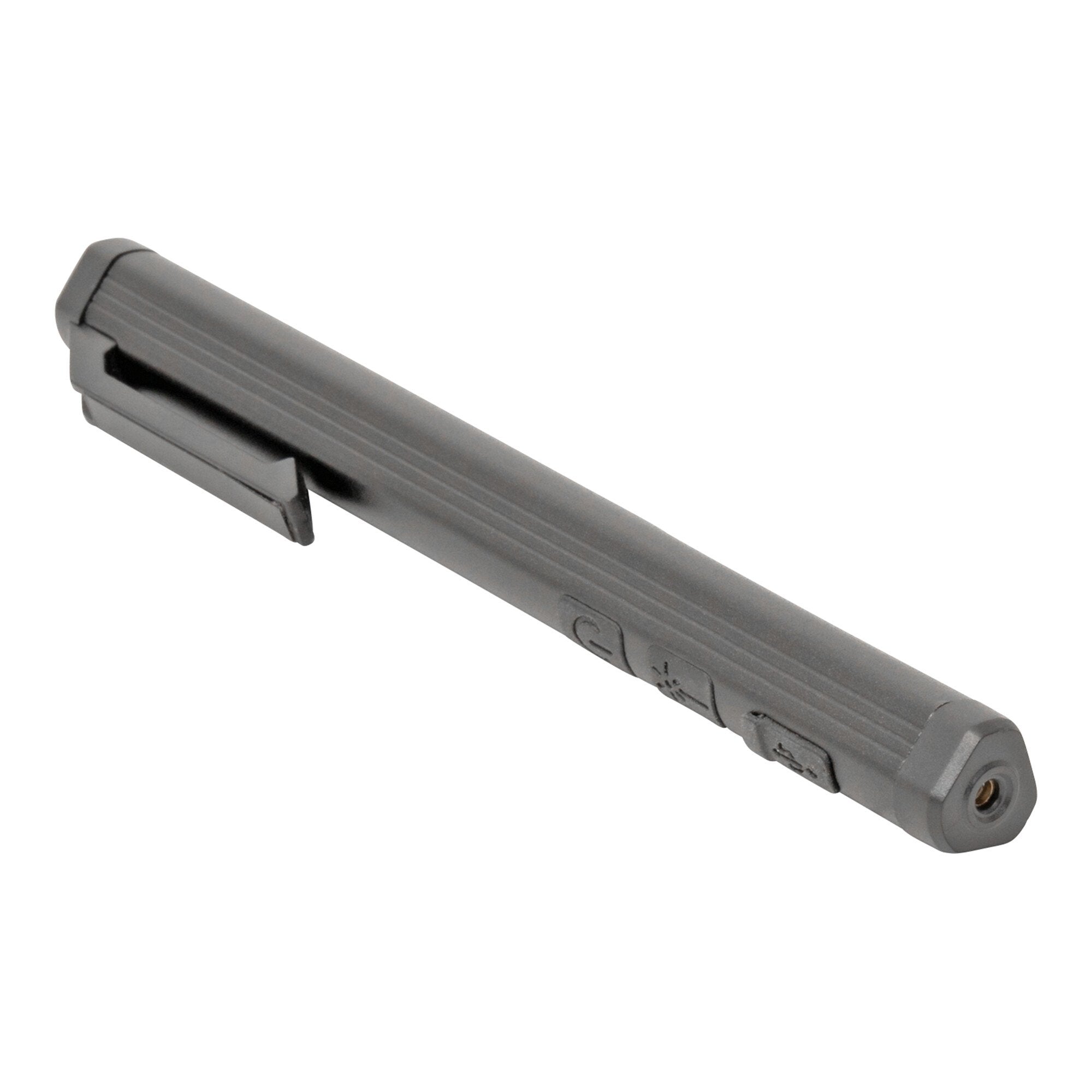 STIER battery COB LED pen light 200 lumens 750 mAh battery aluminum housing USB clip
