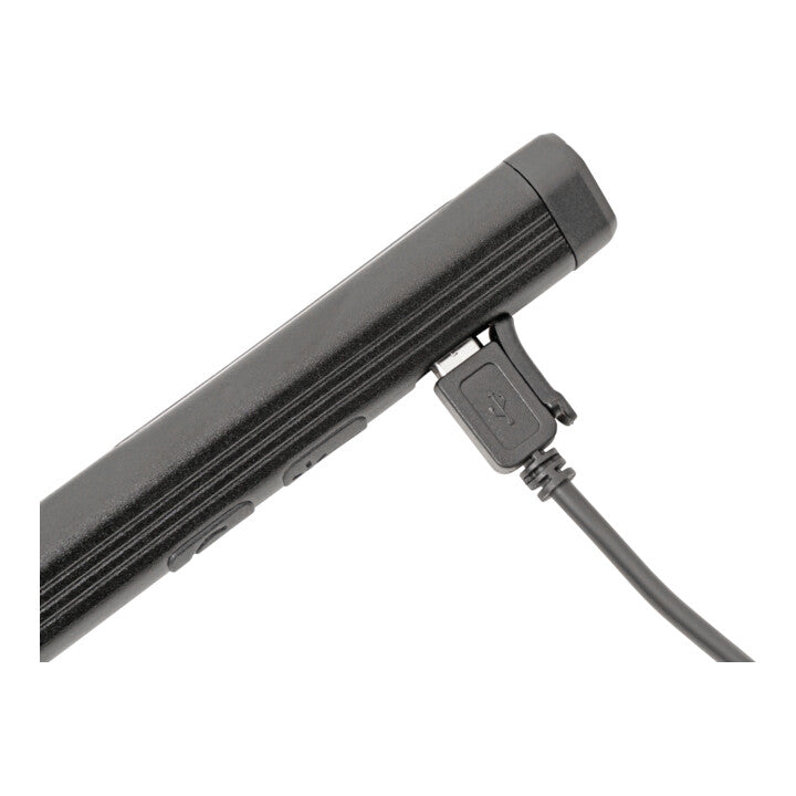 STIER battery COB LED pen light 200 lumens 750 mAh battery aluminum housing USB clip