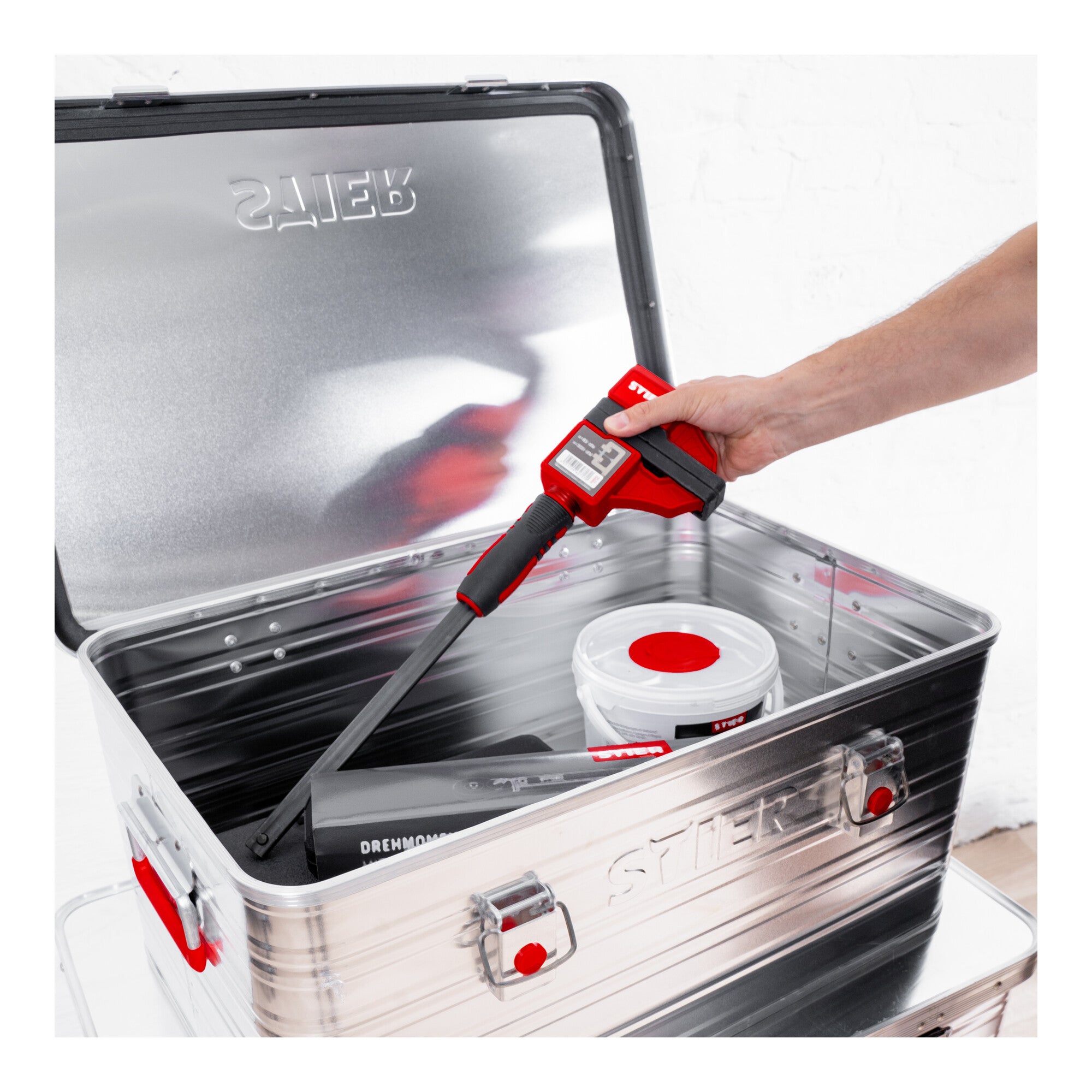 STIER Alubox Aluminiumbox Transportkiste Staub und Spritzwasserschutz div Größen