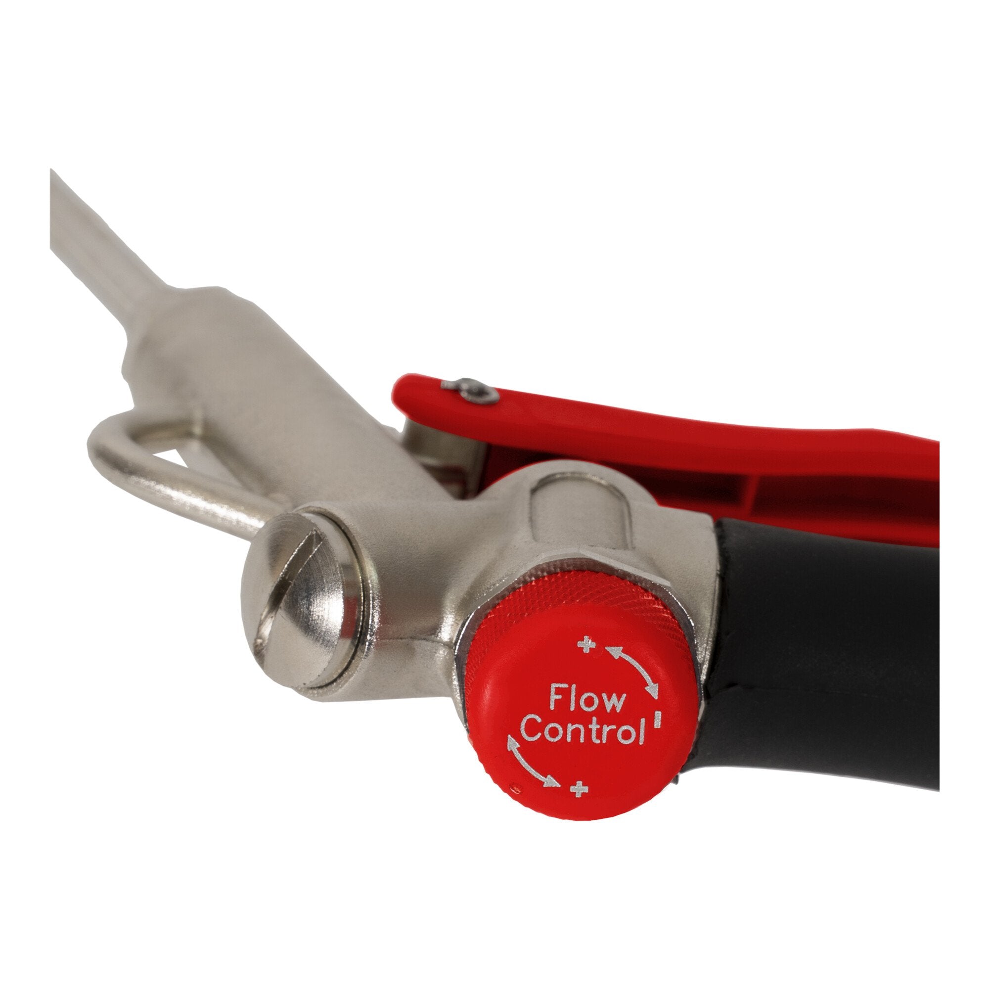 STIER blow gun with interchangeable nozzle and flow control 1/4 inch compressed air gun