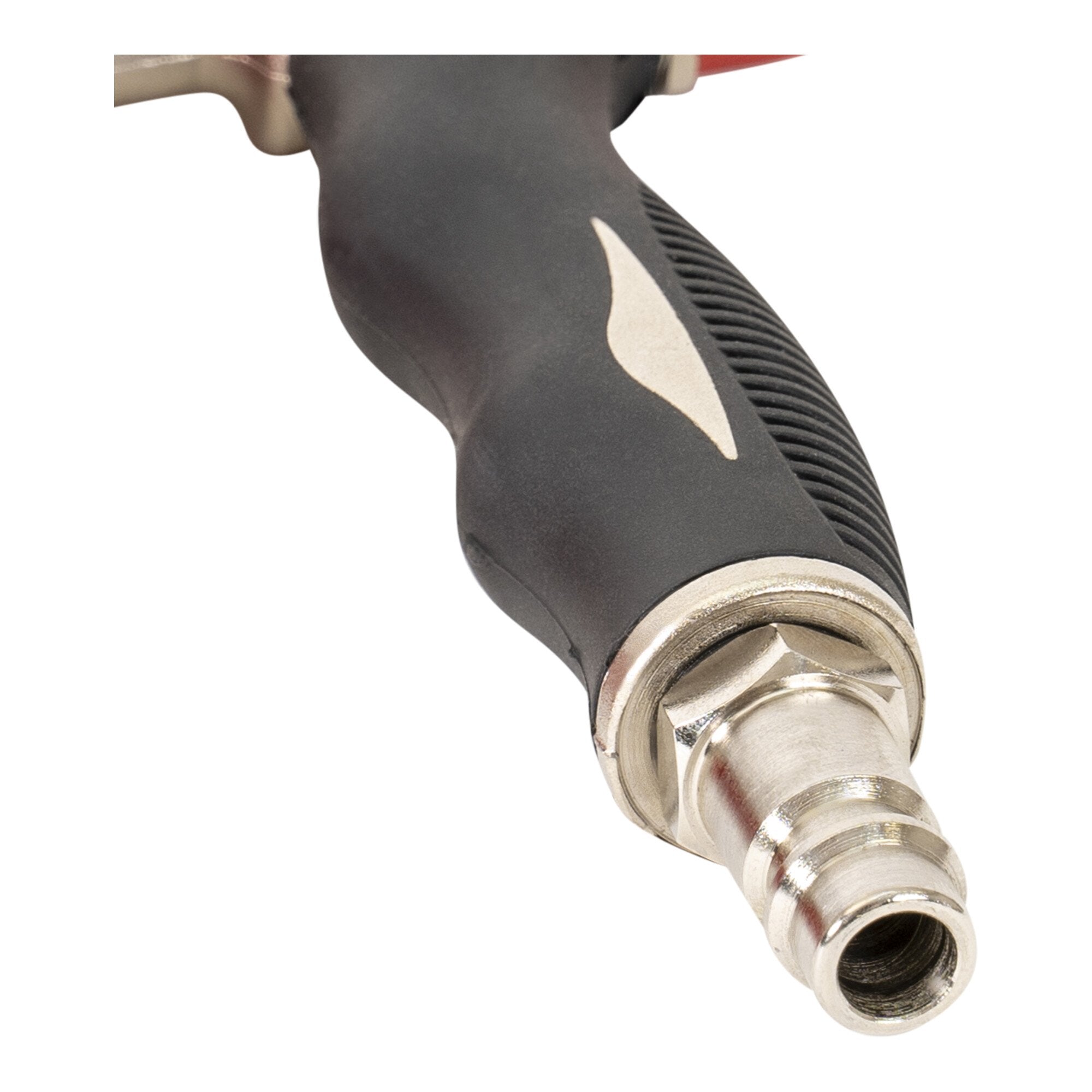 STIER blow gun with interchangeable nozzle and flow control 1/4 inch compressed air gun