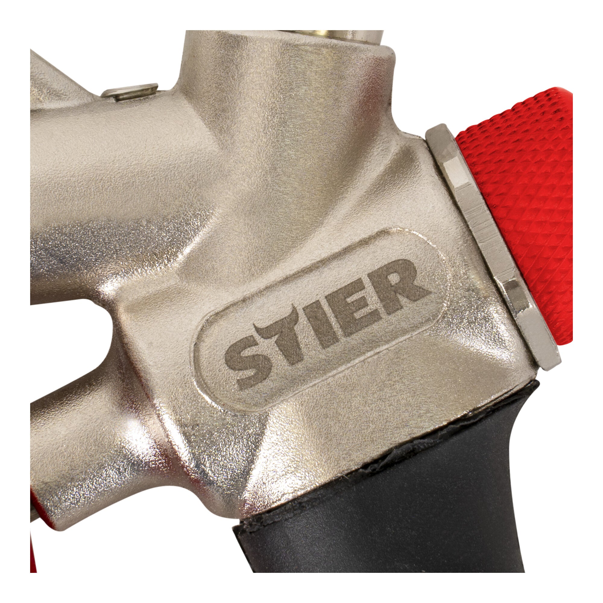 STIER blow gun with interchangeable nozzle and flow control 1/4 inch compressed air gun
