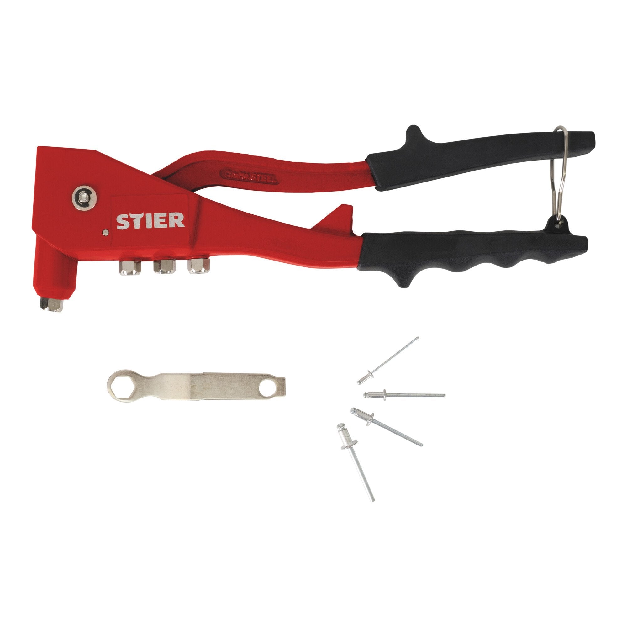 STIER blind rivet set 201-piece with hand rivet pliers blind rivets blind rivet pliers