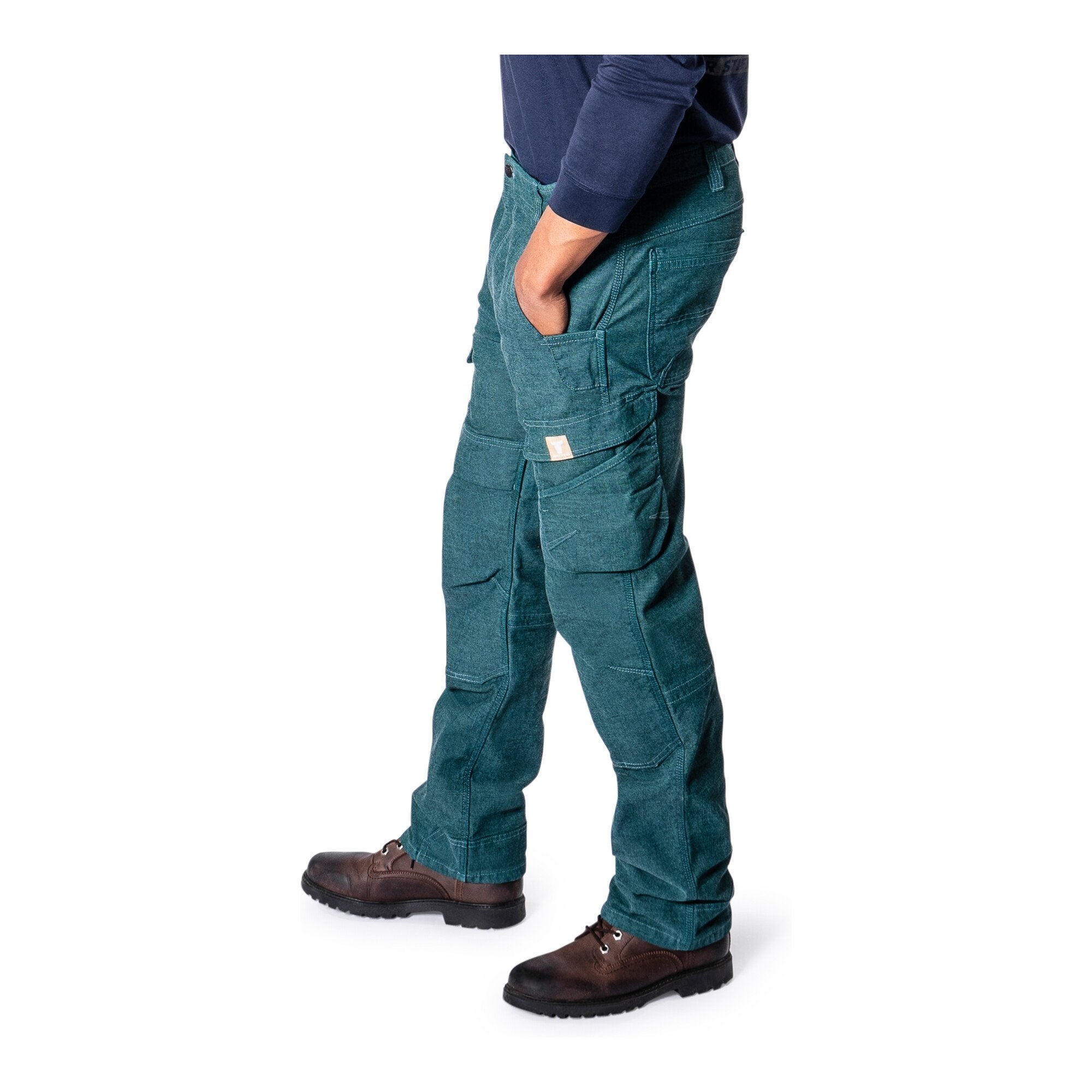 STIER Cargo Steel Pants 32/34 Dark Green