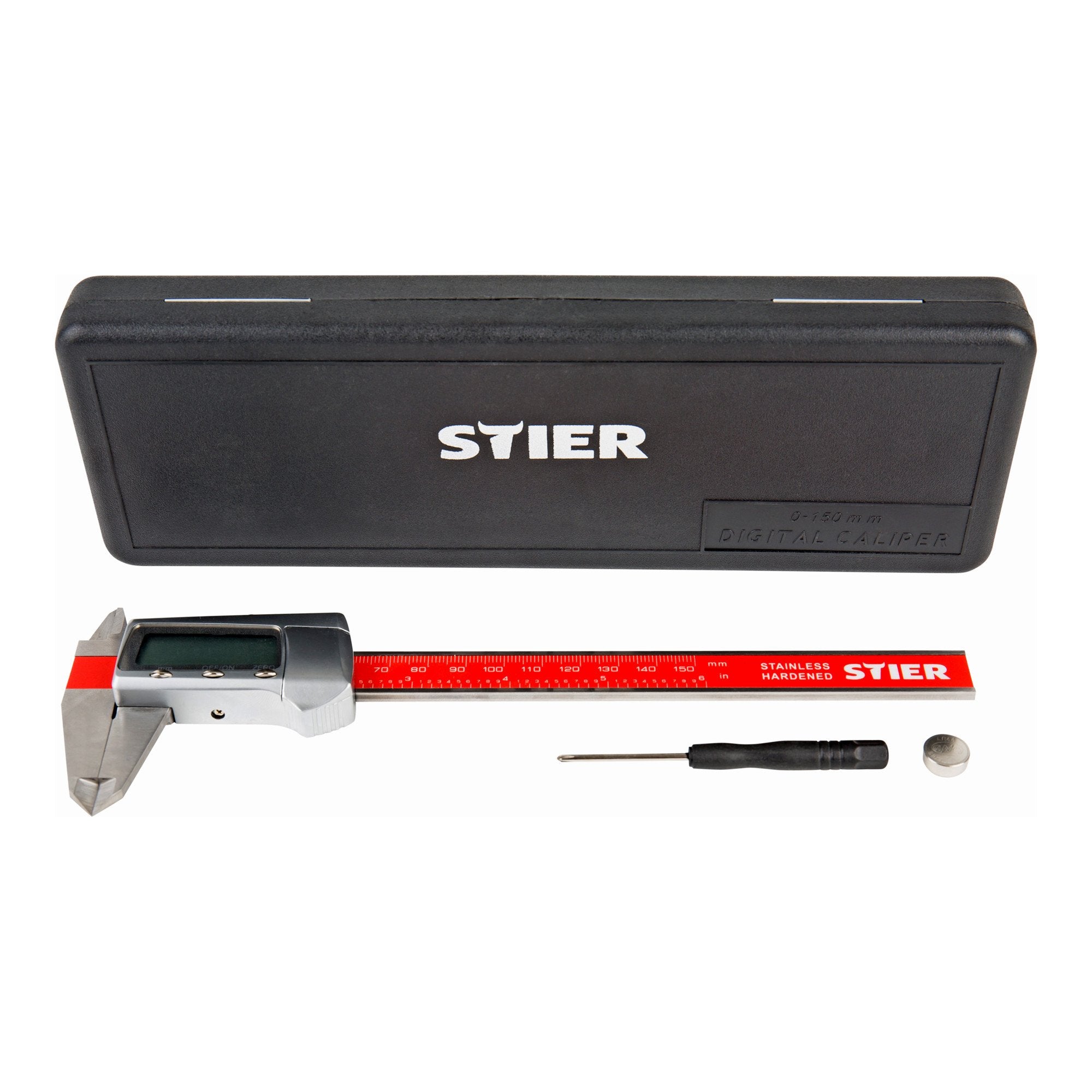 STIER Digital caliper measuring range 150mm caliper depth gauge with
