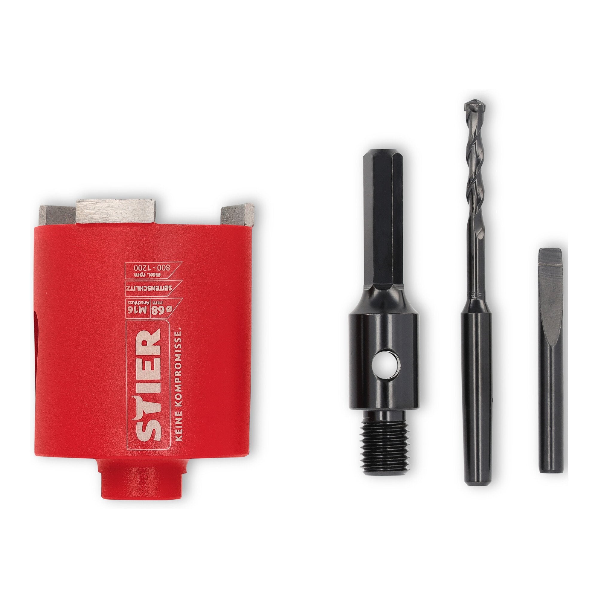 STIER diamond core drill bit set M16 hexagon socket drill bit core drill various ⌀