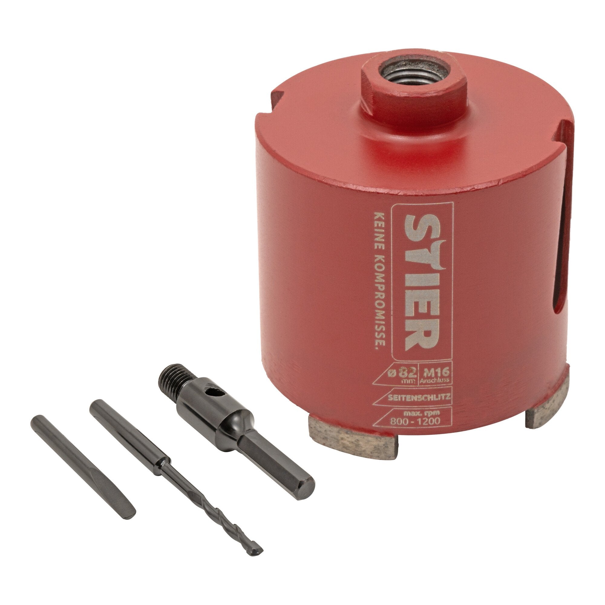 STIER diamond core drill bit set M16 hexagon socket drill bit core drill various ⌀