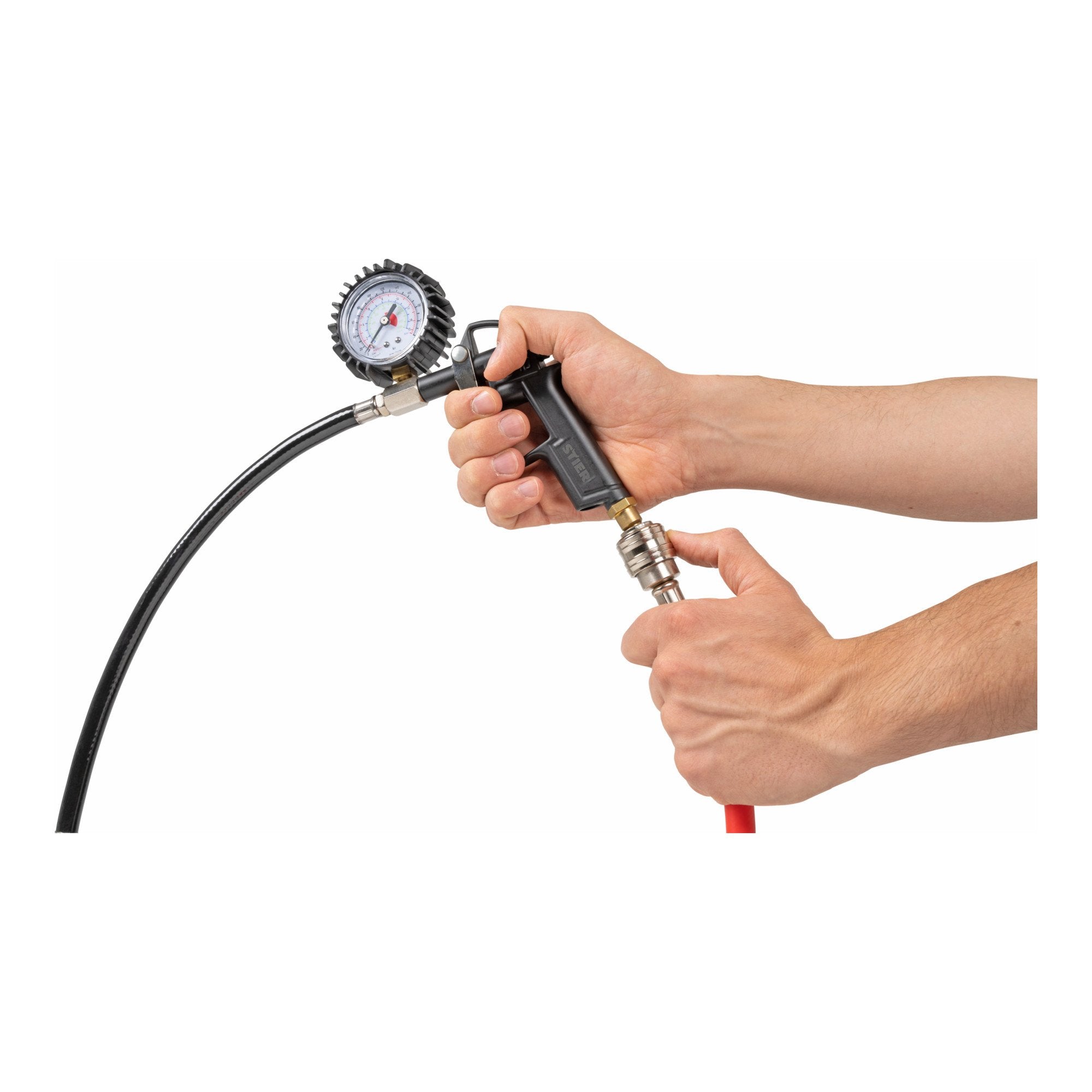 STIER compressed air hose reel including wall bracket compressed air hose SBT-30